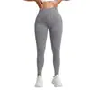 Pantalones de Yoga Transfronterizos para Mujer, Pantalones de Fitness Acanalados de Cintura Alta Levanta Glúteos para Primavera y Verano, Leggings Deportivos Color Durazno para Mujer