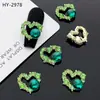 Accesorios para Uñas con Diamantes Rosas de Amor Transparente Portátiles Accesorios para Uñas Satélite de Piedra Tridimensional Accesorios para Uñas con Diamantes Morados Venta al por Mayor