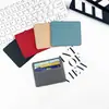 Portatarjetas spot transfronterizo ranuras para tarjetas de gran capacidad portatarjetas pequeño ranuras para múltiples tarjetas compacto para mujer funda de tarjeta de cuero pu portatarjetas al por mayor