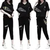 Conjunto de Moda Tallas Grandes para Mujer, Atuendo Deportivo Casual de Verano, Talla Grande 100 kg Elegante Conjunto de Dos Piezas Holgado de Manga Corta en Blanco