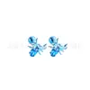 Aretes de aleación de titanio F136, aretes para cartílago, joyería para perforación corporal de titanio G23 con araña, rosca interna, cuerpo de circonita, venta directa del fabricante