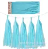 Manualidades de Papel Transfronterizas DIY Borla de Papel de Aluminio Globo Guirnalda de Papel Decoración de Habitación de Boda Decoración de Fiesta de Cumpleaños y Festividades Oro