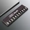 Placa Especial de Aparcamiento para Coche Audi A3A4La6Lq3Q5Lq2L Placa Especial Temporal de Teléfono para Coche en Movimiento