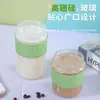 Vaso de Vidrio de Borosilicato Alto 2026 con Popote para Niñas, Vaso de Agua de Vidrio Dopamina, Vaso de Vidrio de Una Capa Resistente al Calor de Alto Valor