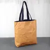 Saco de Papel Dupont Design e Impressão Sacola de Compras para Presente Impressão de Logotipo Moda Retrô Bolsa de Ombro Sacola para Loja Cultural e Criativa Produção