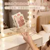 Caja de Almacenamiento para Paleta de Sombras, Separador de Polvos, Estante de Acrílico Transparente para Escritorio, Almacenamiento de Maquillaje, Rubor, Cosméticos
