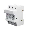 Base de portafusibles RT18-32A 3p carcasa de resina portafusibles tipo riel con luz indicadora R015 10*38