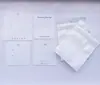 Brincos, Tarraxas, Piercings de Orelha, Embalagem em Saquinho OPP com Cartão de Papel, 1 Par, 2 Pares, 4 Pares, 5 Pares, Display de Acessórios de Joias em Cartão de Papel