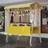 Barraca de Mercado Suporte de Exibição Barraca de Mercado Noturno Prateleira Carrinho de Flores Suporte de Exibição Promocional Carrinho de Barraca de Rua Móvel Dobrável