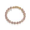 Comercio Electrónico Transfronterizo Joyería Popular Simple Accesorios Joyería de Circonita Colorida Pulseras Latón Chapado en Platino Joyería Venta al Por Mayor
