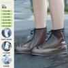 Cubrezapatos Impermeables de PVC para Adultos para Hombres y Mujeres Engrosados Impermeables y Antideslizantes Cubrezapatos Impermeables para Adultos Cubrezapatos Resistentes al Desgaste de Uso Repetido