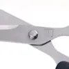 Tesoura Multifuncional de Aço Inoxidável Tesoura para Cortar Papel de Escritório Tesoura para Cortar Embalagens Tesoura para Aparar Fios Tesoura Grande Afiada Preta