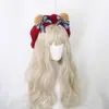 Boina Orejas de Oso Lolita Linda Boina de Artista Accesorio Japonés Hecho a Mano Boina Redonda