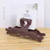 Porta tarjetas de goma de alta calidad, gran pinza para el pelo, horquilla marrón sencilla, código de barras, accesorios para el cabello, clip de tiburón para la parte posterior de la cabeza