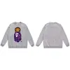 Suministro al por mayor de sudadera con cuello redondo de peso pesado de marca de moda de comercio exterior BAPE cabeza de mono, chaqueta de manga larga de tiburón, 13 sudaderas para hombre