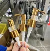 20 Dientes 28 Dientes 24/410 Cabezal de Bomba de Aceite Desmaquillante Galvanizado UV Tipo Pulsador Forma de Boca Larga con Hebilla Bomba de Aceite Desmaquillante