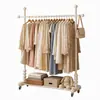 Perchero color crema, perchero de pie para dormitorio, balcón interior, tendedero para uso doméstico, perchero para dormitorio