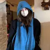 Gorro pasamontañas para mujer, nuevo modelo de invierno, bufanda cálida para protección de orejas, gorro de lana integrado, gorro de punto para pullover