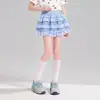Tutu Elefantinho Roupa Infantil Camiseta Infantil 2026 Chegada Nova de Verão Infantil Gola Redonda Estampada Manga Curta Leve Respirável Top
