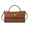 Bolsa de Mão Transfronteiriça Feminina 2026 Novo Estilo Comércio Exterior Bolsa Quadrada Pequena de Mão Bolsa de Ombro Mais Vendida Bolsa Versátil de Ombro Cruzado
