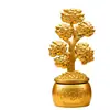 Popular Árvore de Dinheiro Yuanbao e Bacia de Tesouro Ornamento Giratório para Atrair Riqueza e Tesouro, Artesanato Decorativo para Mesa Venda por Atacado