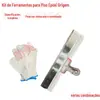 Kit de cimento autonivelante, desempenadeira, ferramentas de construção para pintura de piso epóxi, rolo desaerador profissional com defletor