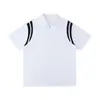40 Piezas de Polos de Color Bloqueado de Moda de 220g con Cremallera, Corte Holgado, Diseño Moderno y Cremallera Ykk, Estilo Unisex