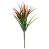 Venta al por mayor transfronteriza Amazon Orquídea de 5 Ramas Planta Verde Artificial Hierba de Primavera para Arreglo de Bonsái de Interior y Decoración de Jardín