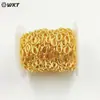 Bc224 Latão Galvanoplastia de Ouro Real 18K DIY Preserva Cor Garras de Caranguejo Corrente em Formato O Acessórios para Joias Colar Joias