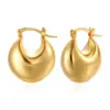 Brincos de Moda Transfronteiriços Europeus e Americanos Simples Luxo Leve Alto Padrão Temperamento de Nicho Cobre Metálico Banhado a Ouro 18K Acessórios Versáteis