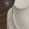 Collar de perlas Shijia redondo de estilo similar, cuentas para bebé, 10 mm, cadena de clavícula de perlas de 4 m