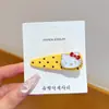 Novo Grampo de Cabelo Fofo e Doce com Bolinhas Estilo Japonês Kt, Presilha Lateral Macia e Adorável de Desenho Animado para Franja, Acessório de Cabelo Versátil