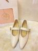 Zapatos de Salón de Punta Única para Mujer, Zapatos Mary Jane de Piel Suave, Modelo Nuevo 2025 con Suela Suave y Tacón Bajo Grueso, Modelo Nuevo Primavera/Verano 2026 en Stock