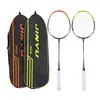 Raquetes de Badminton de Liga de Ferro Fabricadas na Fábrica, Personalização em Pequenos Lotes, Aplicação de Adesivos, Alta Elasticidade, Conjunto Durável de Raquetes de Treinamento, Prototipagem Rápida