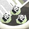 Parche acrílico coreano con diseño de panda de dibujos animados, hecho a mano, con diseño de dibujos animados, para refrigerador, accesorio para el cabello