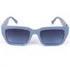 Gafas de Sol de Moda Estilo Coreano, Protección Solar Trendy para Hombres y Mujeres, Templos de Marco Cuadrado Anti-UV, Gafas de Sol con Recortes, Personalización Personalizada