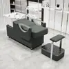 Cama para Lavar el Cabello de Salón de Peluquería Estilo Celebridad de Internet Semi-Reclinable Lavabo Profundo Cama para Lavar el Cabello Salón de Peluquería Cama para Enjuagar Cama para Cuidado y Crecimiento del Cabello