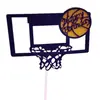 Bolo de Aniversário Enfeites Bola de Basquete Slam Dunk Mestre Caixa de Sapatos Tênis Caixa de Basquete Plug-in Festa de Aniversário Fantasia