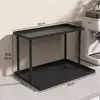 Portavasos de escritorio para el hogar, organizador de tazas de oficina, estante para tazas de té de doble capa, estante de almacenamiento para tazas de café