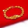 Pulsera de oro rosa arena imitación oro Pulsera de amor oro arena Vietnam moda Joker puesto suministro al por mayor Vivo