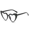 Nuevas gafas de sol transfronterizas europeas y americanas para mujer, gafas de sol de moda con forma de corazón, gafas de sol modernas con forma de corazón de melocotón.