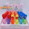 Nuevo Lindo Dibujo Animado Sanrio Silicona Mini 6 Colores Resaltador Alto Valor de Color Marcador de Color para Estudiante