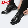 Sapatos de Couro Masculinos Moda Business WXP(WZ)-3300