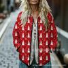Sudadera de Algodón con Cuello Alto y Pliegues para Mujer 2025, Estampado Floral Retro, Rayas Otoño e Invierno, Botones, Sudadera para Mujer