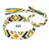 Pulseras Tejidas de Venta Caliente Europeas y Americanas, Pulseras de Amistad Arcoíris Hechas a Mano Estilo Étnico Nepalí, Joyería al por Mayor