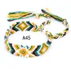 Popular en Europa y América: Pulseras Tejidas Arcoíris Hechas a Mano en Estilo Étnico Nepalí, Venta al por Mayor de Joyería