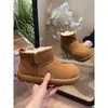 Botas Cortas Birkenstock Botas de Nieve para Mujer 2025 Nuevas de Invierno Forradas de Lana Engrosadas Suela Gruesa Antideslizante Cálidas Botas Cortas para el Noreste