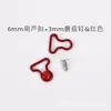 Fivela Mini Cabaça Colorida Diâmetro Interno 6mm Botão Cogumelo 3mm Fivela para Alça de Boneca BJD Acessórios de Roupa de Boneca Peças DIY