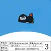 Parche de Tela con Pingüino Bordado Parche de Pingüino para Bufanda Accesorios para Ropa Parche de Planchar Dibujos Animados Bordado Autoadhesivo
