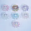Nuevas cuentas de medusa acrílicas transparentes con agujero para pulsera DIY, llavero, cadena de teléfono móvil, accesorios colgantes al por mayor